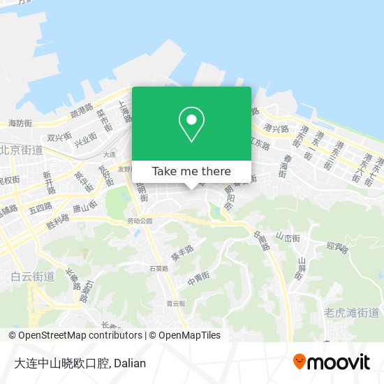 大连中山晓欧口腔 map