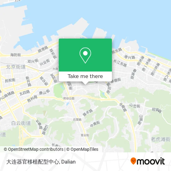 大连器官移植配型中心 map