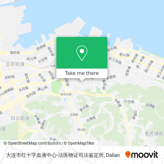 大连市红十字血液中心-法医物证司法鉴定所 map