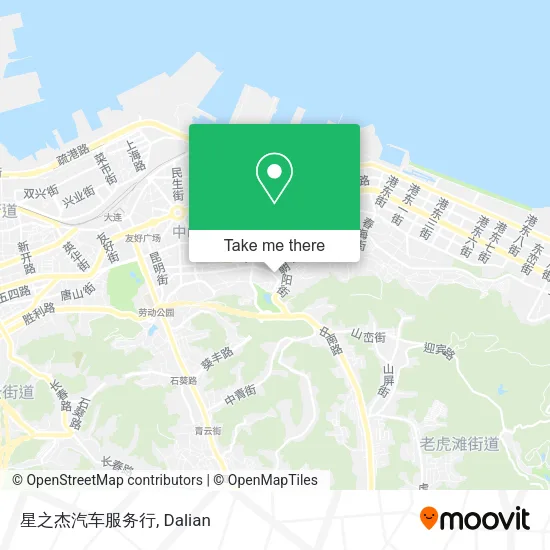 星之杰汽车服务行 map