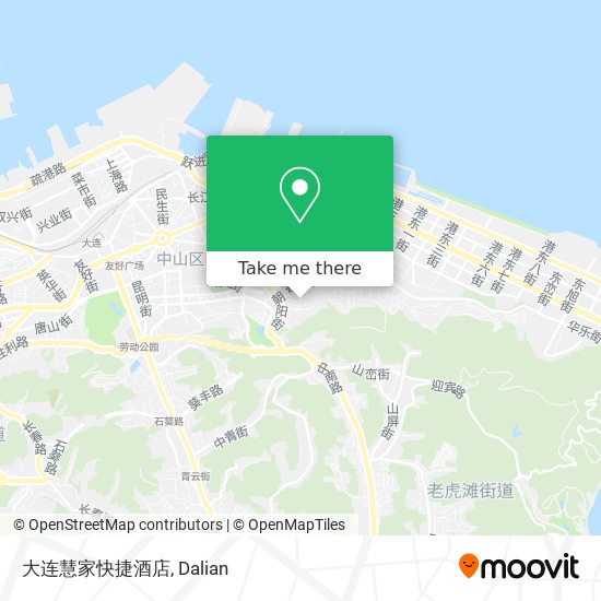 大连慧家快捷酒店 map