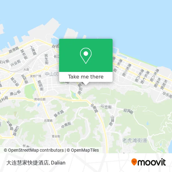 大连慧家快捷酒店 map