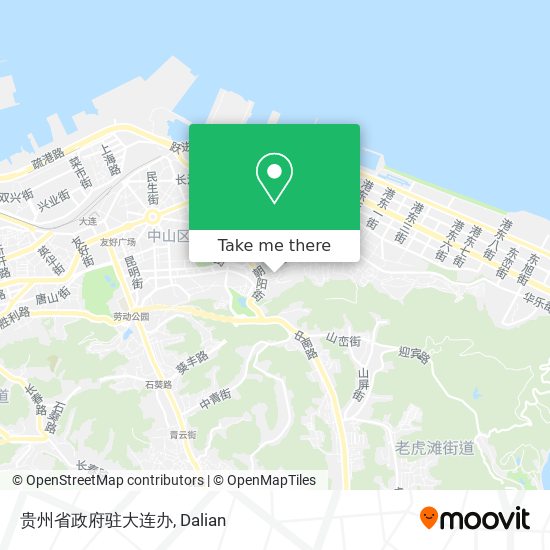 贵州省政府驻大连办 map
