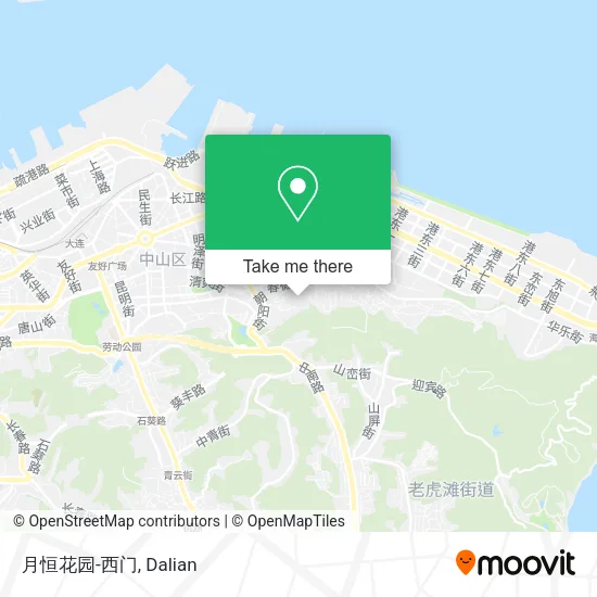 月恒花园-西门 map