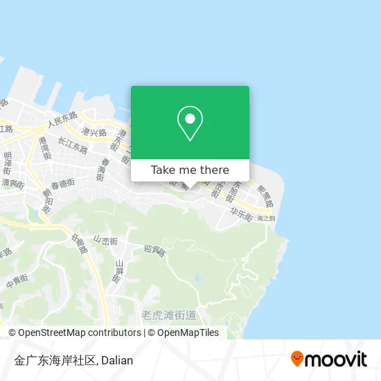 金广东海岸社区 map