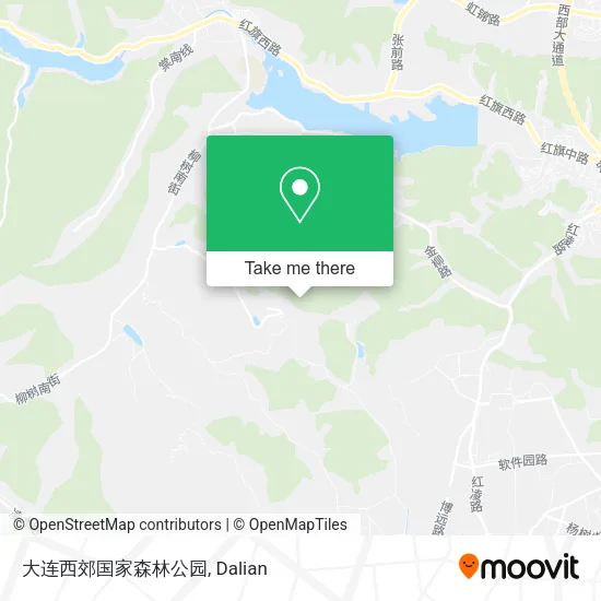 大连西郊国家森林公园 map