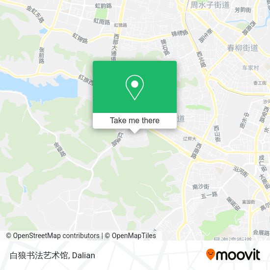 白狼书法艺术馆 map