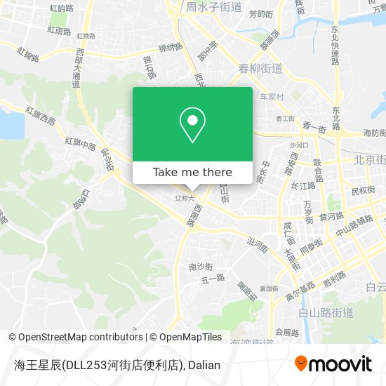 海王星辰(DLL253河街店便利店) map