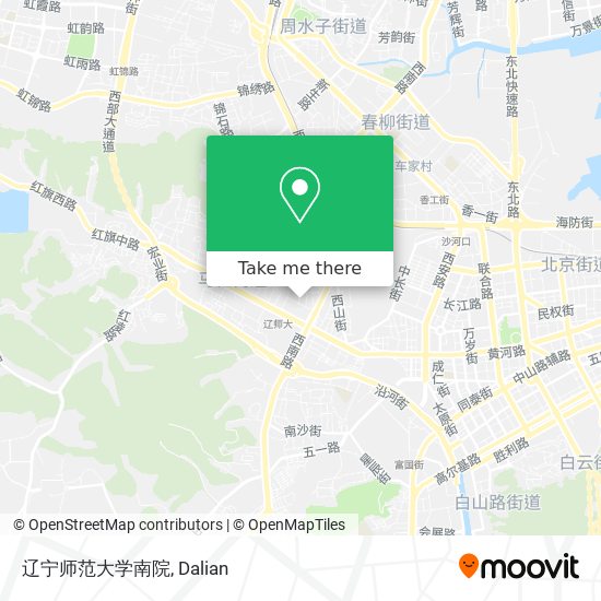 辽宁师范大学南院 map