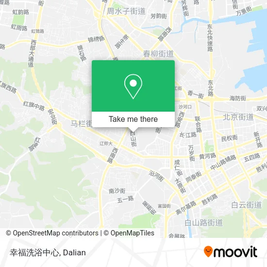幸福洗浴中心 map