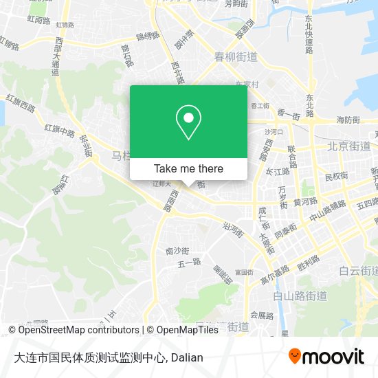 大连市国民体质测试监测中心 map