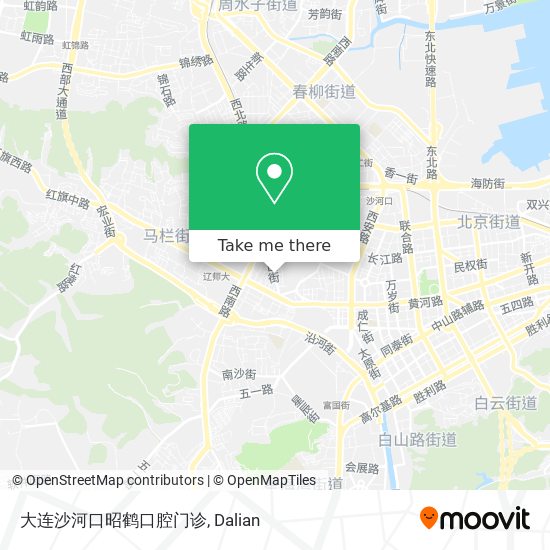 大连沙河口昭鹤口腔门诊 map