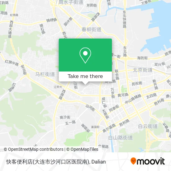 快客便利店(大连市沙河口区医院南) map