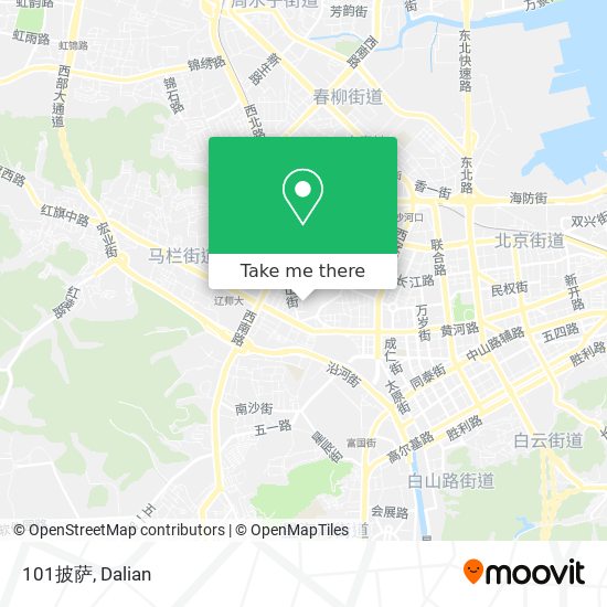 101披萨 map