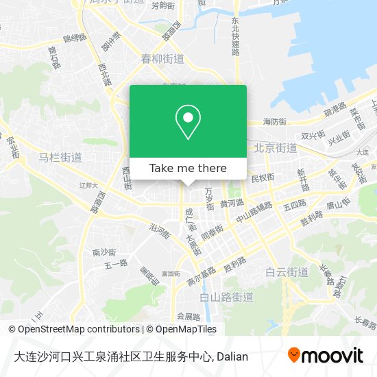 大连沙河口兴工泉涌社区卫生服务中心 map