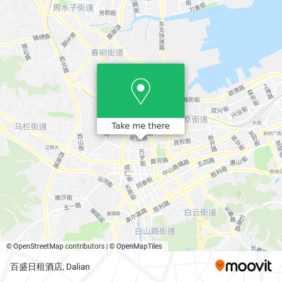 百盛日租酒店 map
