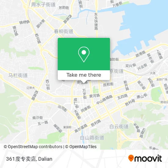 361度专卖店 map