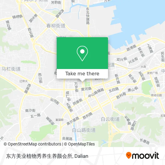 东方美业植物秀养生养颜会所 map
