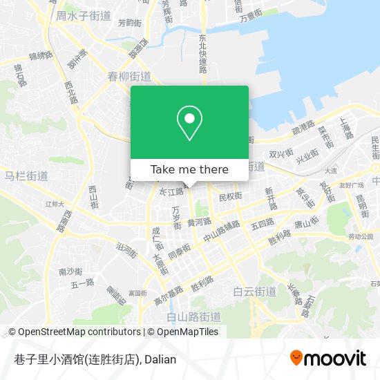 巷子里小酒馆(连胜街店) map