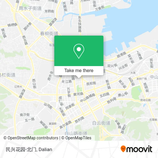 民兴花园-北门 map