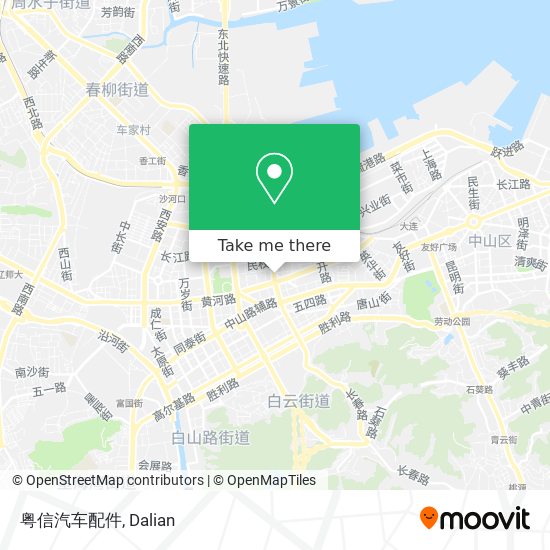 粤信汽车配件 map