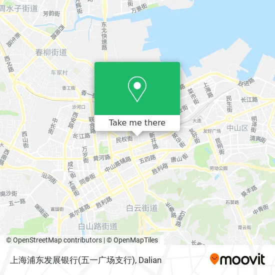 上海浦东发展银行(五一广场支行) map