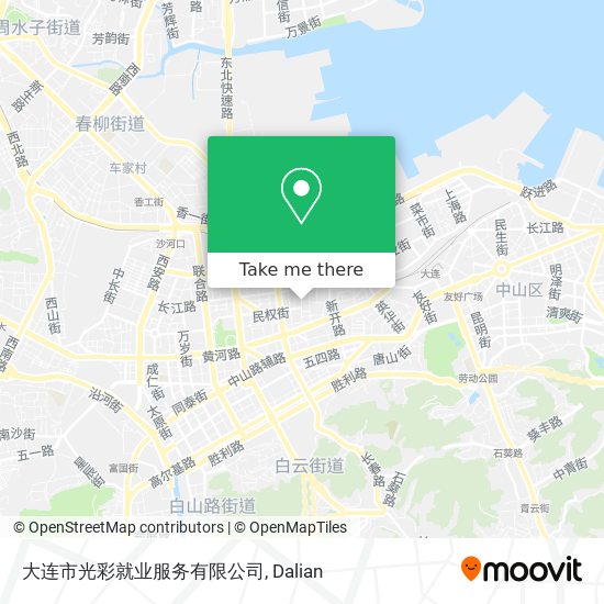 大连市光彩就业服务有限公司 map