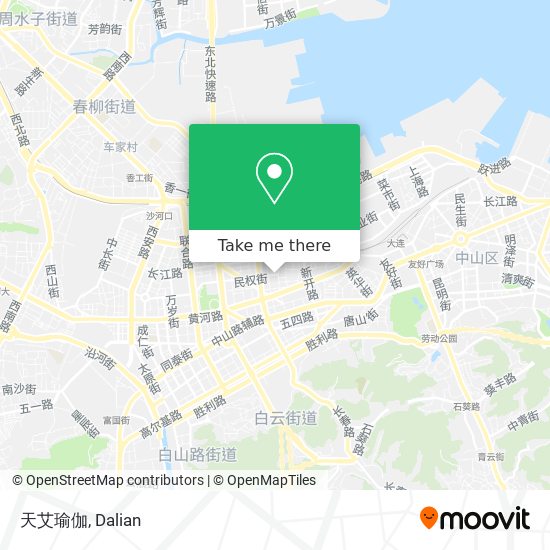 天艾瑜伽 map