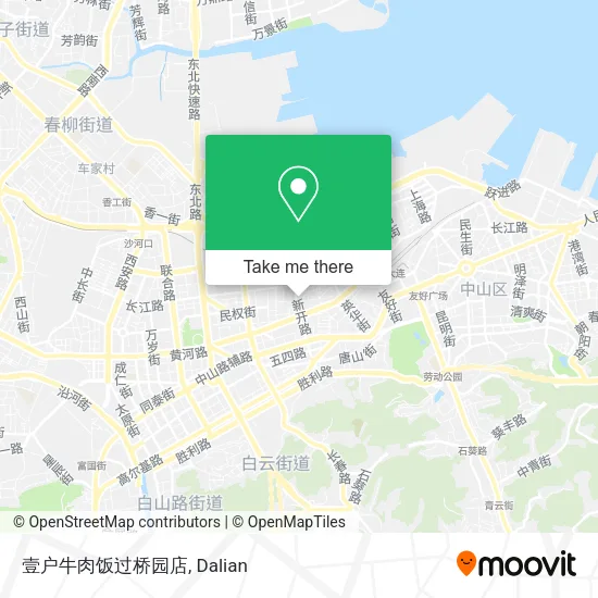 壹户牛肉饭过桥园店 map