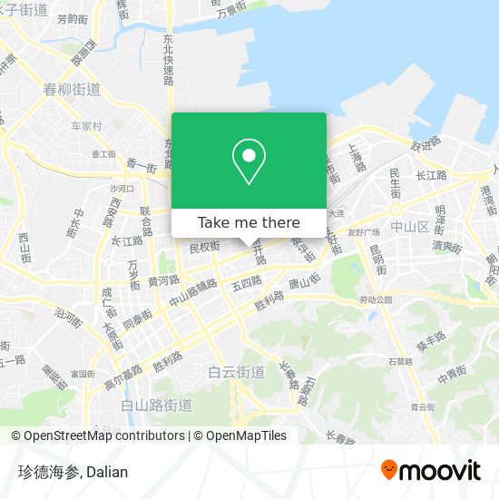 珍德海参 map