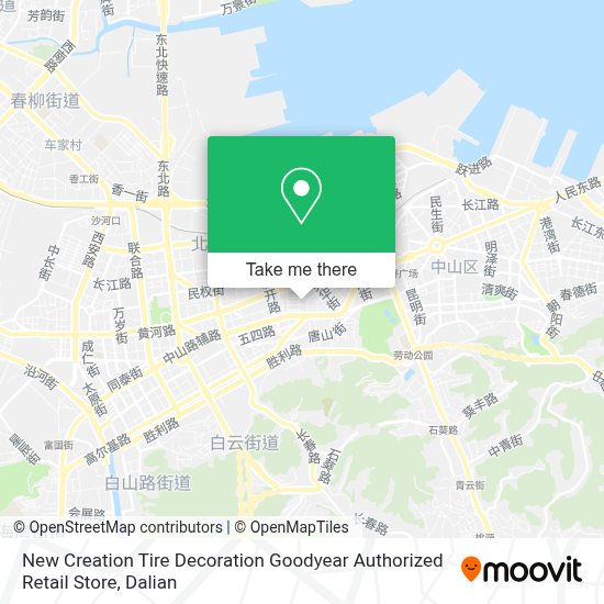 How To Get To 新创世轮胎装饰固特异授权零售店in 西岗区by Bus Or Metro