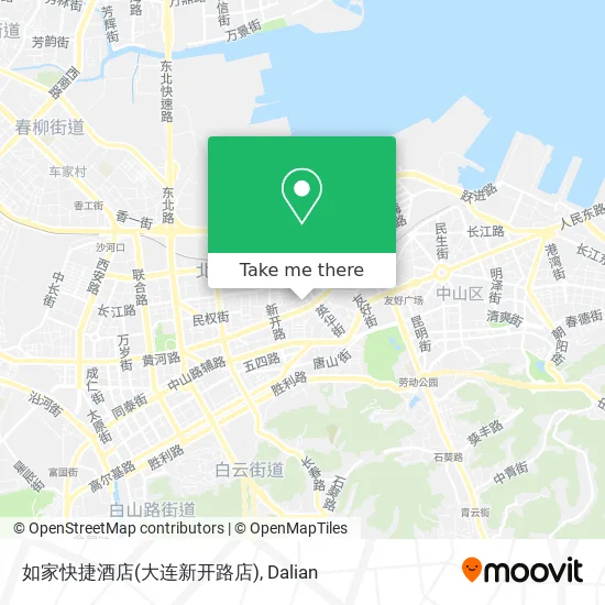 如家快捷酒店(大连新开路店) map