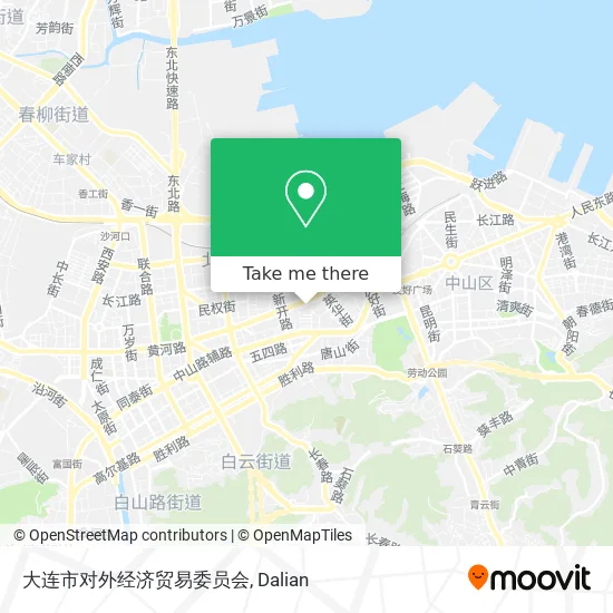 大连市对外经济贸易委员会 map