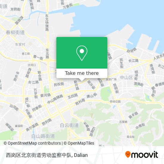 西岗区北京街道劳动监察中队 map