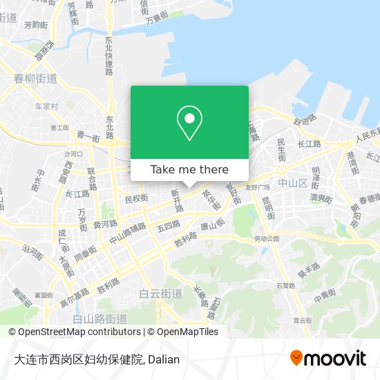 大连市西岗区妇幼保健院 map