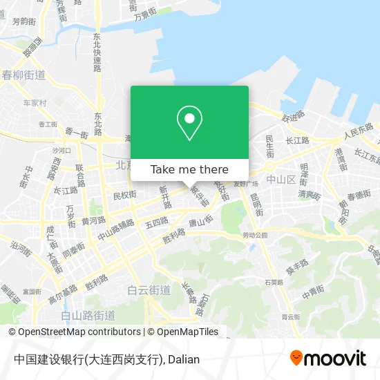 中国建设银行(大连西岗支行) map