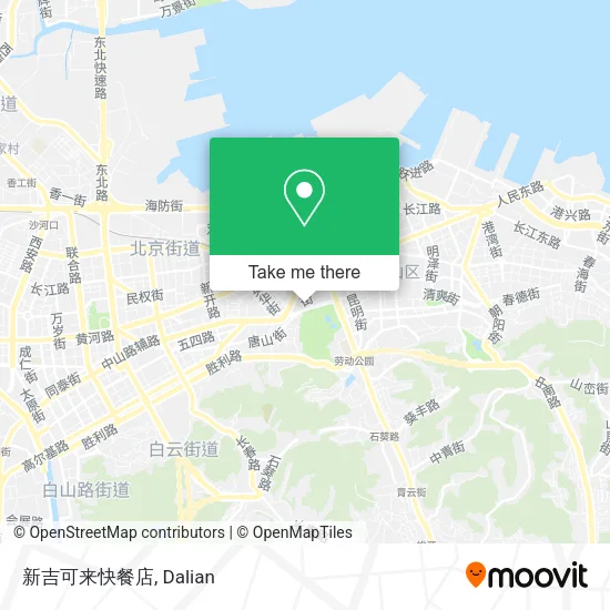 新吉可来快餐店 map