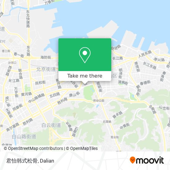 君怡韩式松骨 map
