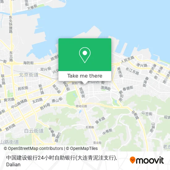 中国建设银行24小时自助银行(大连青泥洼支行) map