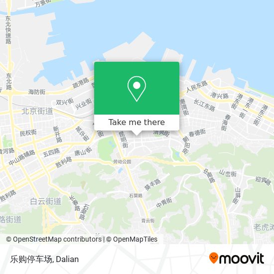 乐购停车场 map