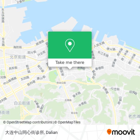 大连中山同心街诊所 map