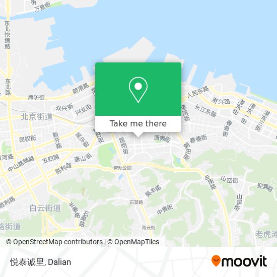 悦泰诚里 map