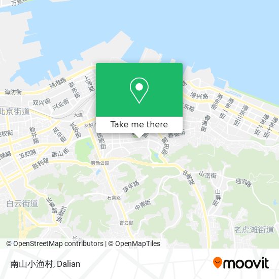 南山小渔村 map