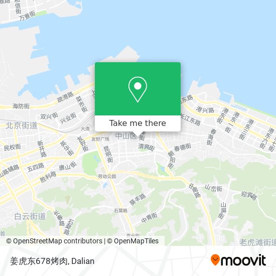 姜虎东678烤肉 map