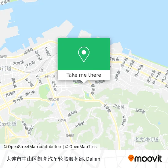 大连市中山区凯亮汽车轮胎服务部 map