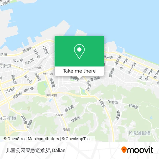 儿童公园应急避难所 map