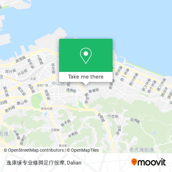 逸康缘专业修脚足疗按摩 map