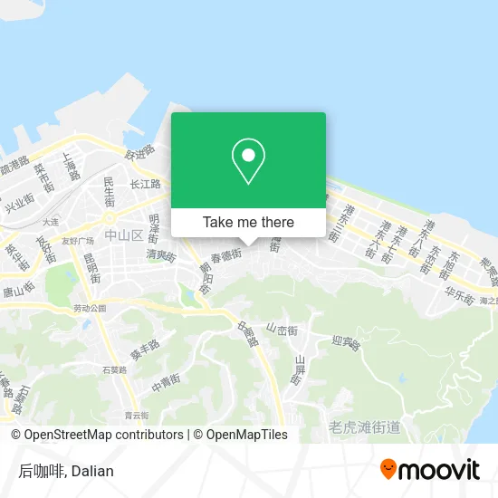 后咖啡 map
