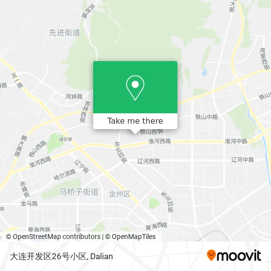 大连开发区26号小区 map