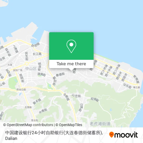 中国建设银行24小时自助银行(大连春德街储蓄所) map